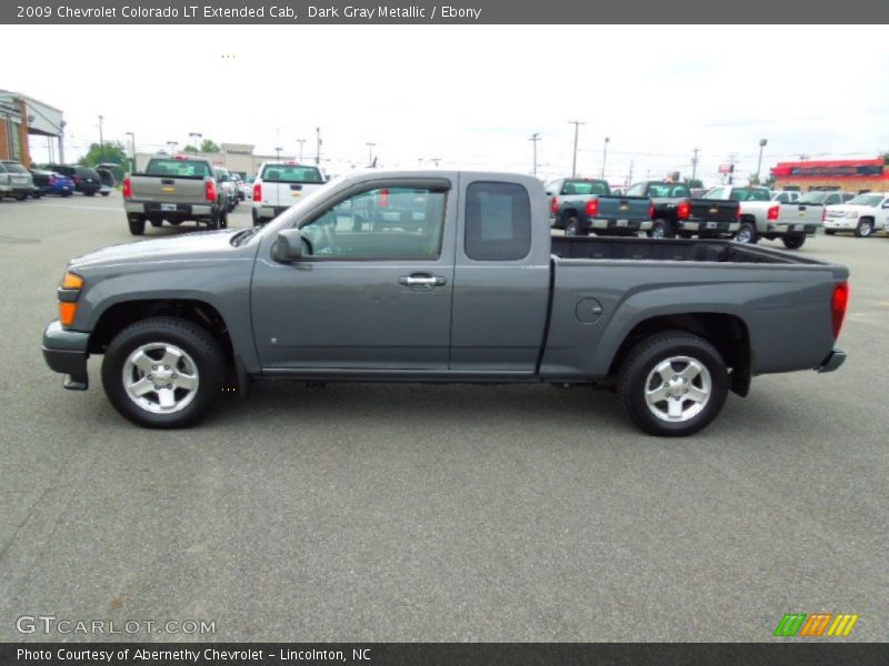 Dark Gray Metallic / Ebony 2009 Chevrolet Colorado LT Extended Cab