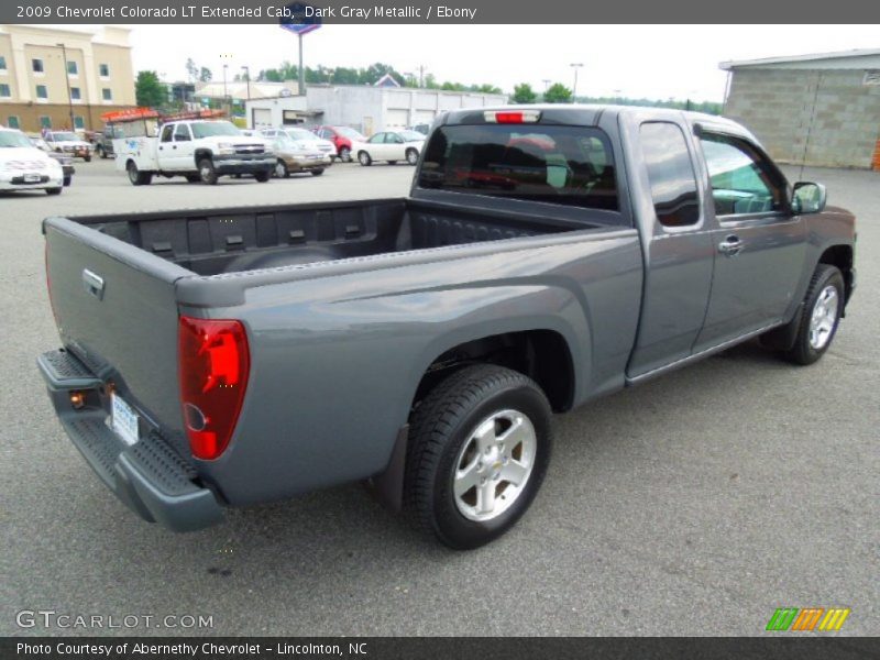 Dark Gray Metallic / Ebony 2009 Chevrolet Colorado LT Extended Cab