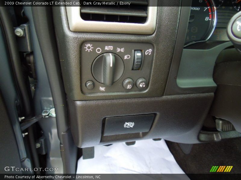 Dark Gray Metallic / Ebony 2009 Chevrolet Colorado LT Extended Cab