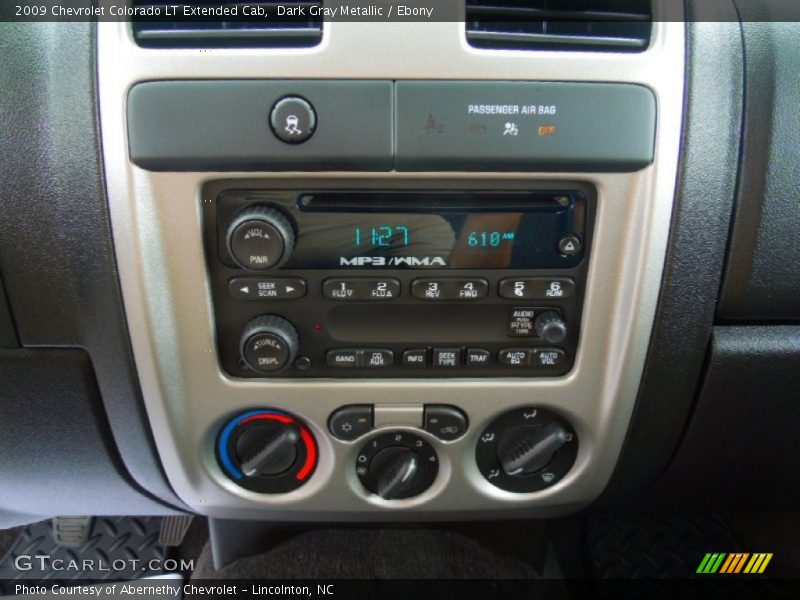 Dark Gray Metallic / Ebony 2009 Chevrolet Colorado LT Extended Cab