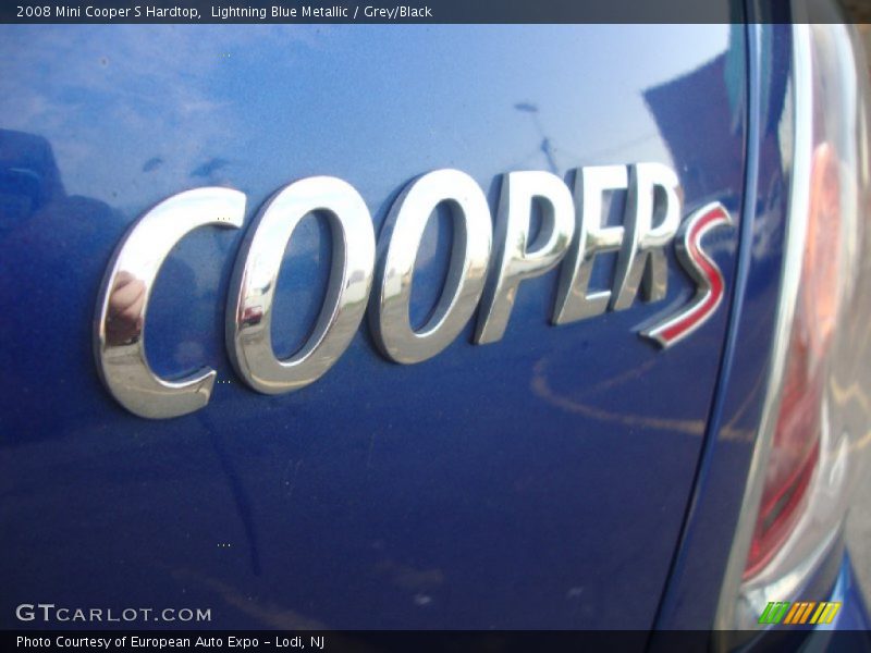 Lightning Blue Metallic / Grey/Black 2008 Mini Cooper S Hardtop
