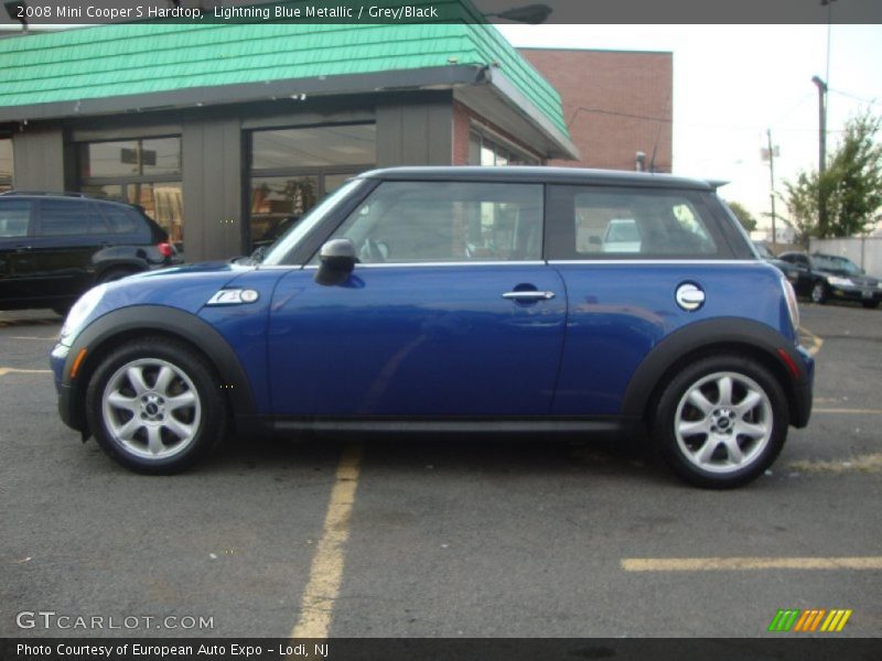 Lightning Blue Metallic / Grey/Black 2008 Mini Cooper S Hardtop
