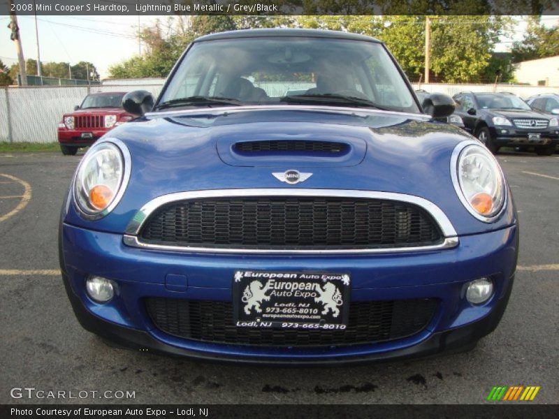 Lightning Blue Metallic / Grey/Black 2008 Mini Cooper S Hardtop