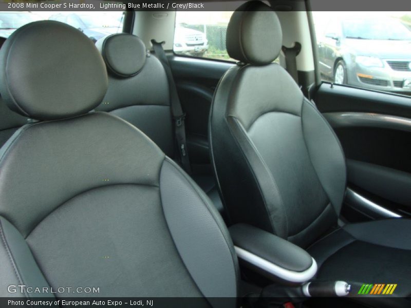 Lightning Blue Metallic / Grey/Black 2008 Mini Cooper S Hardtop
