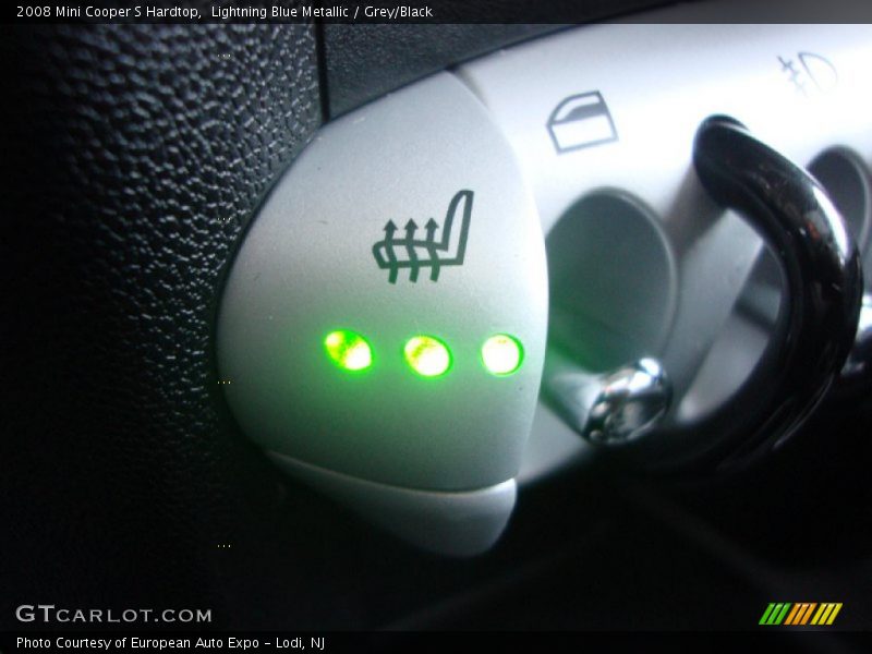 Lightning Blue Metallic / Grey/Black 2008 Mini Cooper S Hardtop