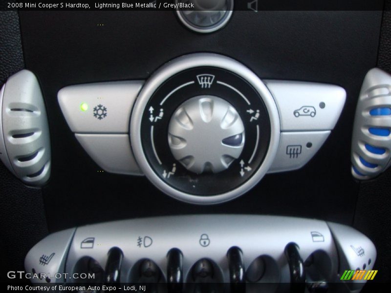 Lightning Blue Metallic / Grey/Black 2008 Mini Cooper S Hardtop