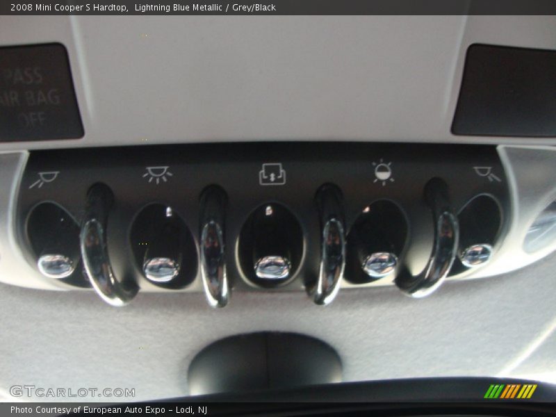 Lightning Blue Metallic / Grey/Black 2008 Mini Cooper S Hardtop