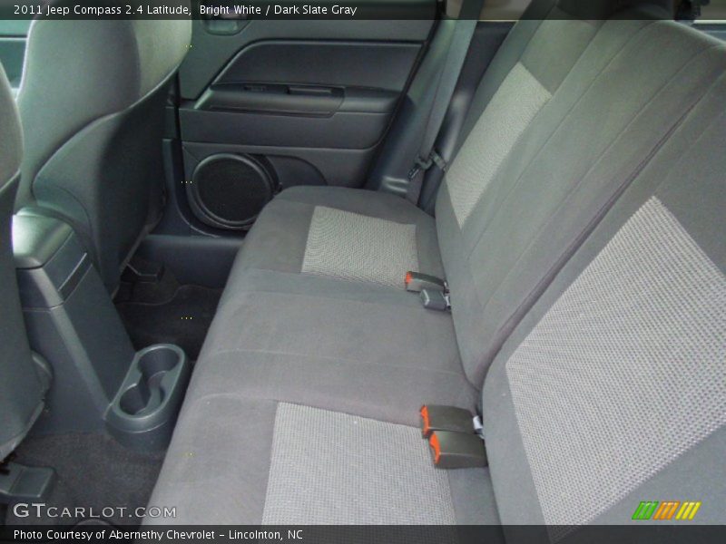 Bright White / Dark Slate Gray 2011 Jeep Compass 2.4 Latitude