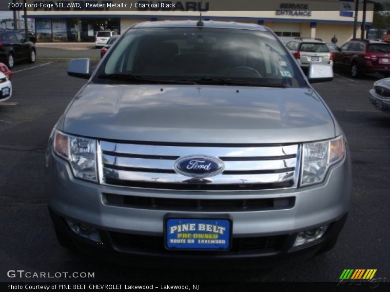 Pewter Metallic / Charcoal Black 2007 Ford Edge SEL AWD