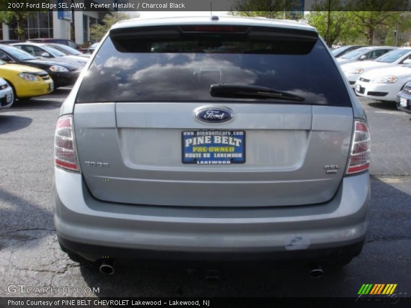 Pewter Metallic / Charcoal Black 2007 Ford Edge SEL AWD