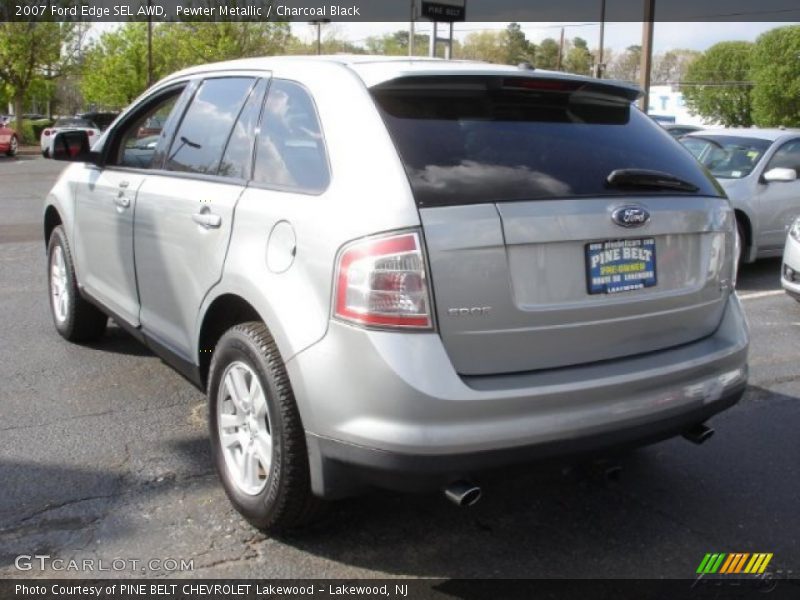 Pewter Metallic / Charcoal Black 2007 Ford Edge SEL AWD