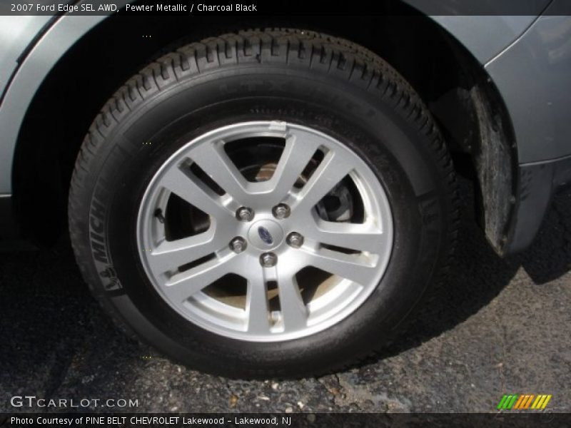 Pewter Metallic / Charcoal Black 2007 Ford Edge SEL AWD