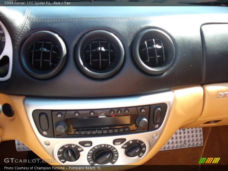 Controls of 2004 360 Spider F1