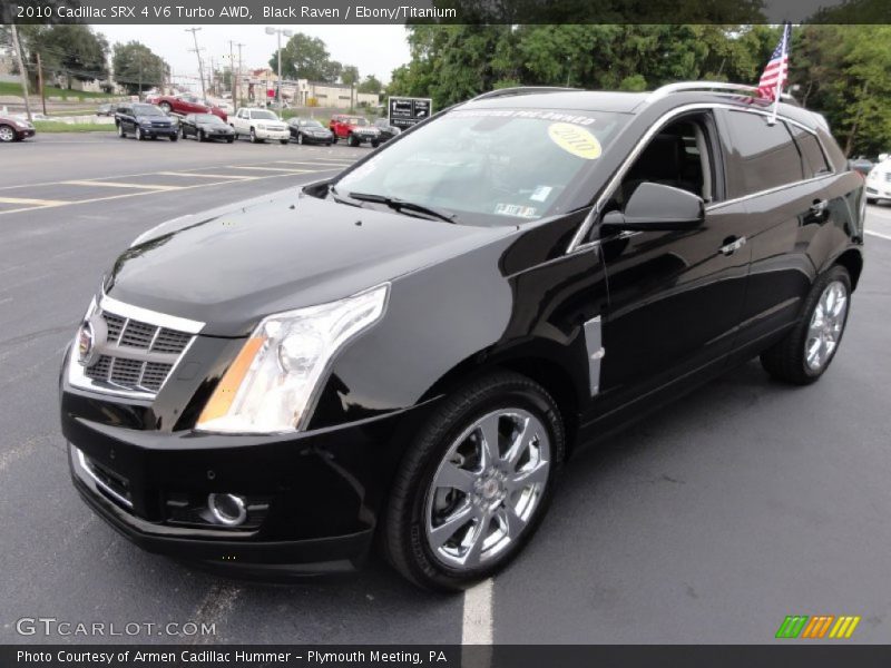 Black Raven / Ebony/Titanium 2010 Cadillac SRX 4 V6 Turbo AWD