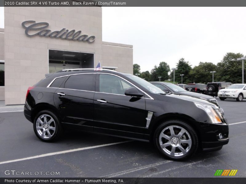 Black Raven / Ebony/Titanium 2010 Cadillac SRX 4 V6 Turbo AWD