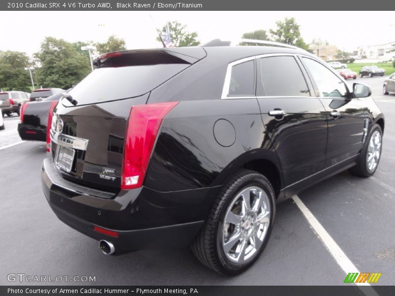 Black Raven / Ebony/Titanium 2010 Cadillac SRX 4 V6 Turbo AWD