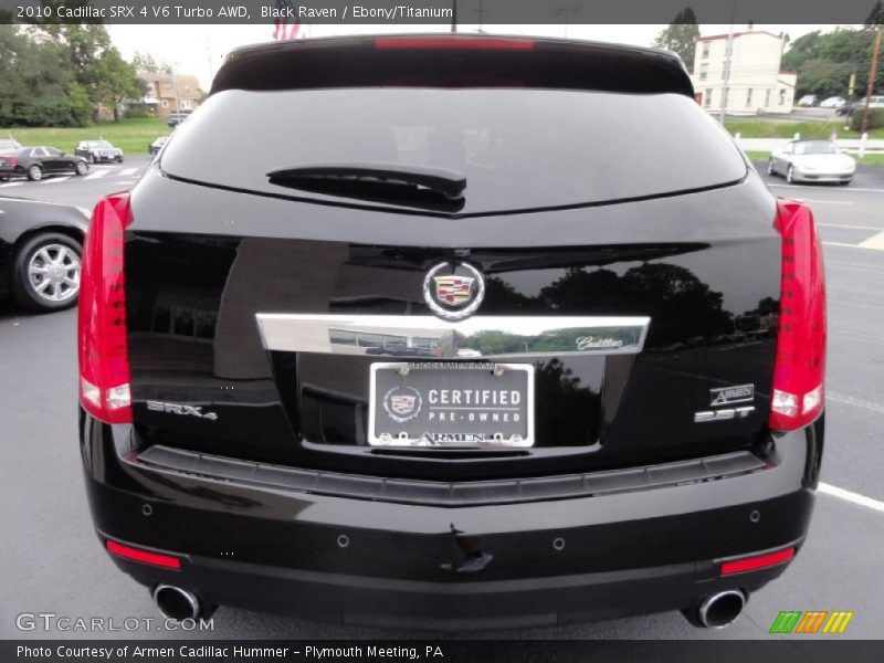 Black Raven / Ebony/Titanium 2010 Cadillac SRX 4 V6 Turbo AWD