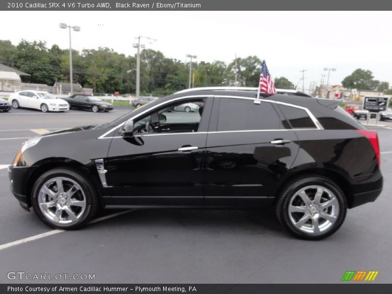 Black Raven / Ebony/Titanium 2010 Cadillac SRX 4 V6 Turbo AWD