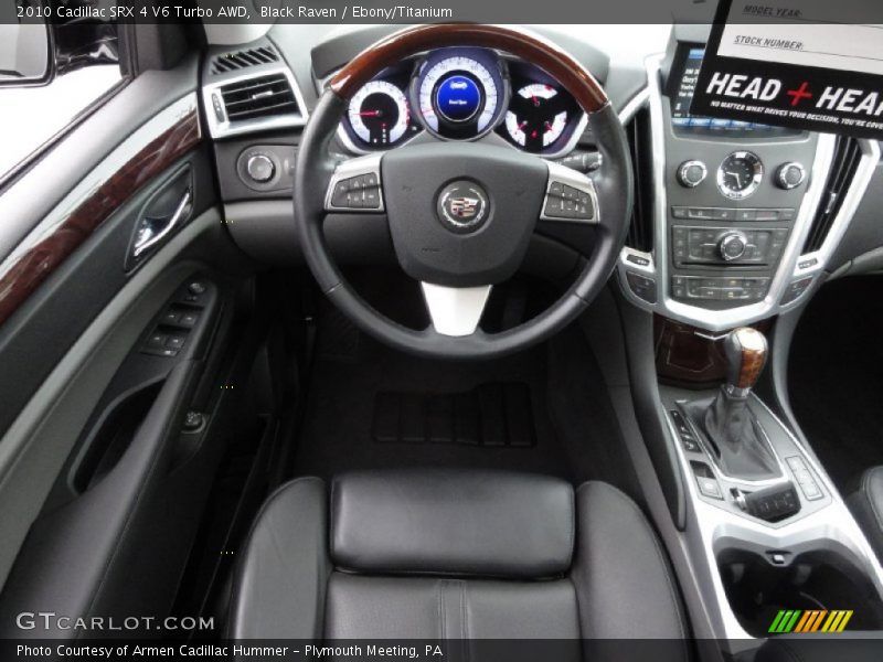 Black Raven / Ebony/Titanium 2010 Cadillac SRX 4 V6 Turbo AWD