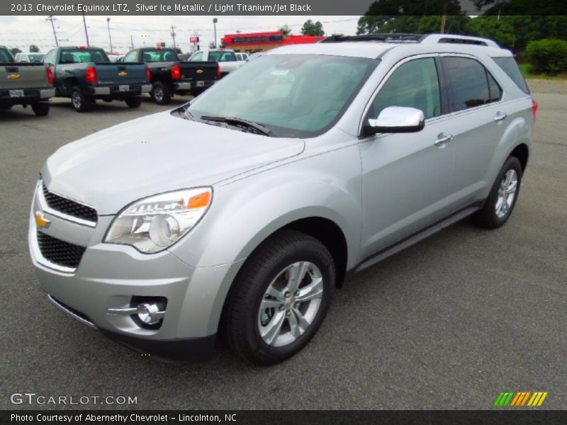 Silver Ice Metallic / Light Titanium/Jet Black 2013 Chevrolet Equinox LTZ