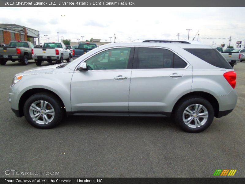 Silver Ice Metallic / Light Titanium/Jet Black 2013 Chevrolet Equinox LTZ