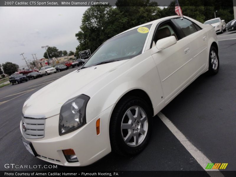 White Diamond / Cashmere 2007 Cadillac CTS Sport Sedan