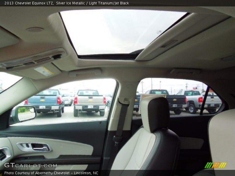 Silver Ice Metallic / Light Titanium/Jet Black 2013 Chevrolet Equinox LTZ