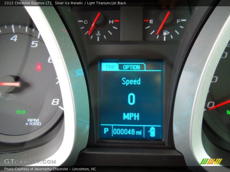 Silver Ice Metallic / Light Titanium/Jet Black 2013 Chevrolet Equinox LTZ