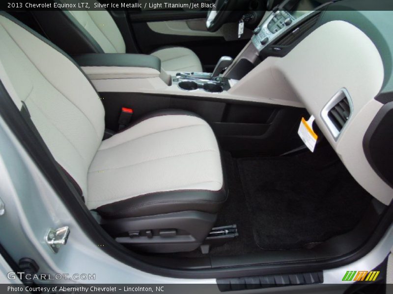 Silver Ice Metallic / Light Titanium/Jet Black 2013 Chevrolet Equinox LTZ