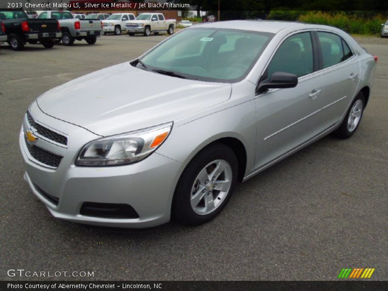 Silver Ice Metallic / Jet Black/Titanium 2013 Chevrolet Malibu LS