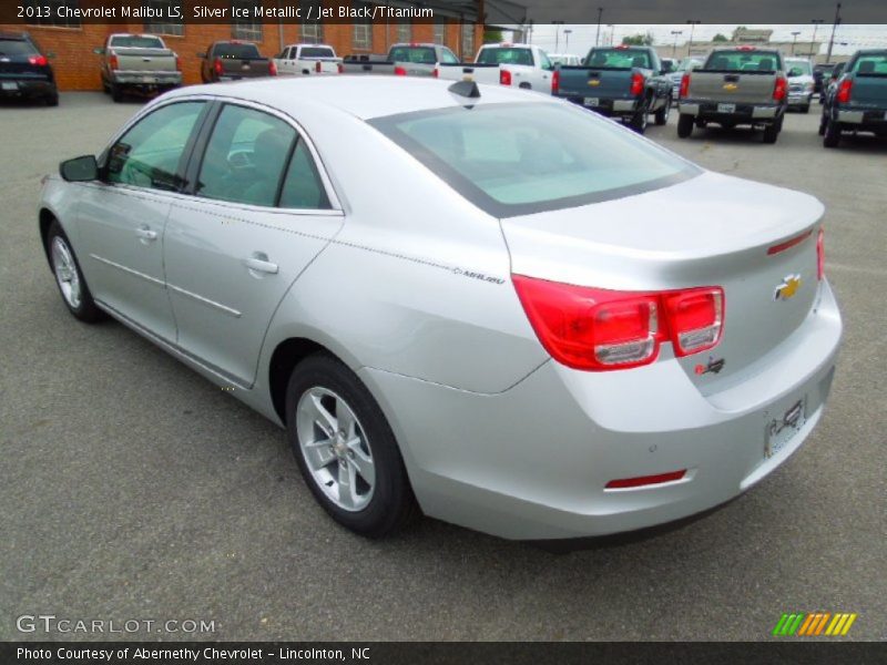 Silver Ice Metallic / Jet Black/Titanium 2013 Chevrolet Malibu LS