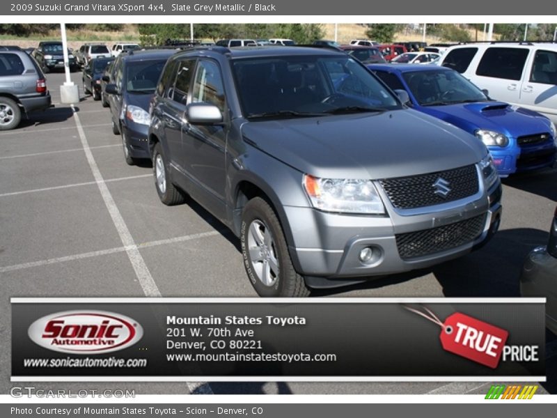 Slate Grey Metallic / Black 2009 Suzuki Grand Vitara XSport 4x4