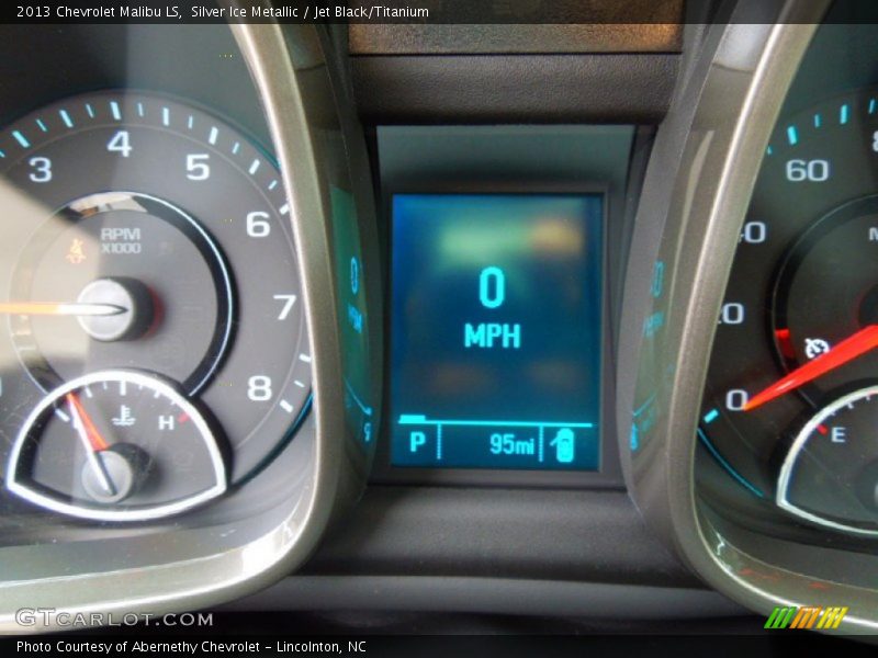Silver Ice Metallic / Jet Black/Titanium 2013 Chevrolet Malibu LS