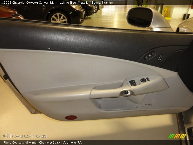 Machine Silver Metallic / Ebony/Titanium 2008 Chevrolet Corvette Convertible