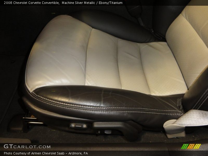 Machine Silver Metallic / Ebony/Titanium 2008 Chevrolet Corvette Convertible