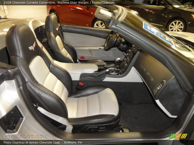 Machine Silver Metallic / Ebony/Titanium 2008 Chevrolet Corvette Convertible