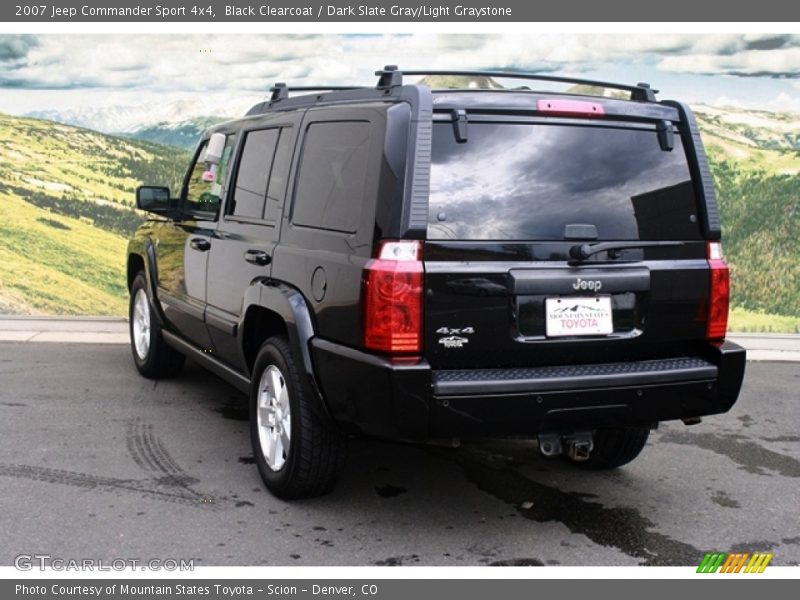 Black Clearcoat / Dark Slate Gray/Light Graystone 2007 Jeep Commander Sport 4x4