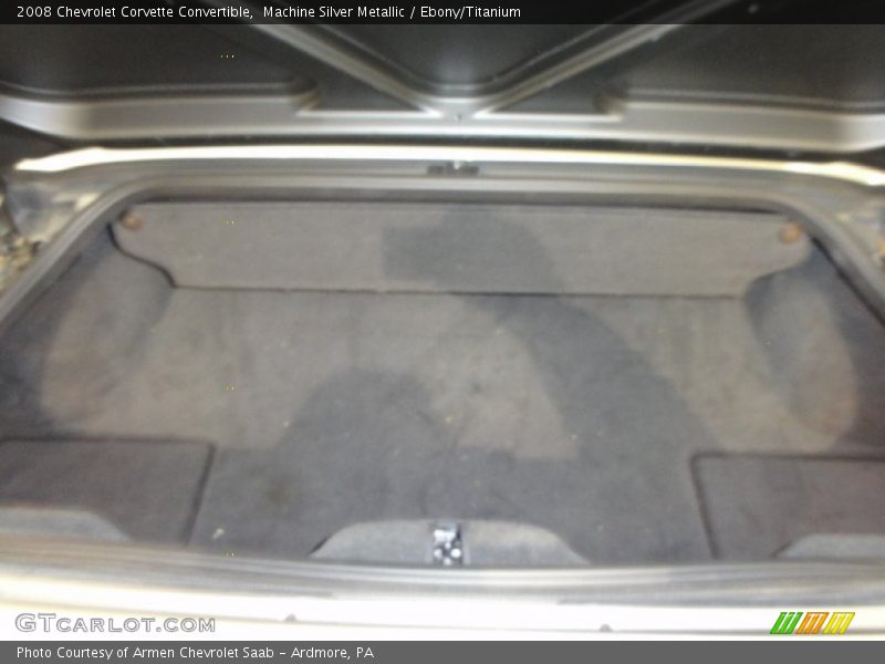 Machine Silver Metallic / Ebony/Titanium 2008 Chevrolet Corvette Convertible