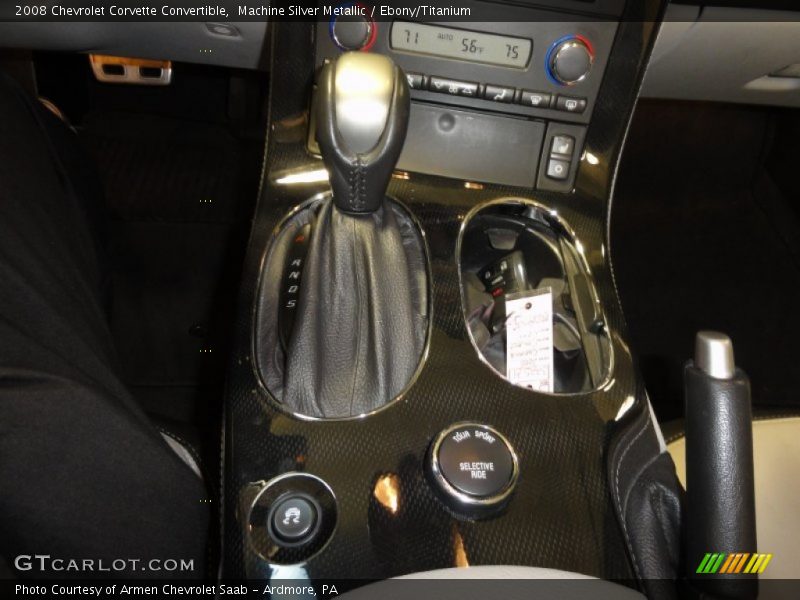 Machine Silver Metallic / Ebony/Titanium 2008 Chevrolet Corvette Convertible