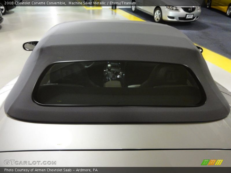 Machine Silver Metallic / Ebony/Titanium 2008 Chevrolet Corvette Convertible
