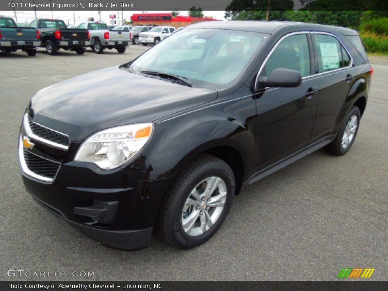 Black / Jet Black 2013 Chevrolet Equinox LS