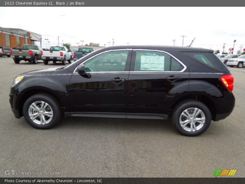 Black / Jet Black 2013 Chevrolet Equinox LS