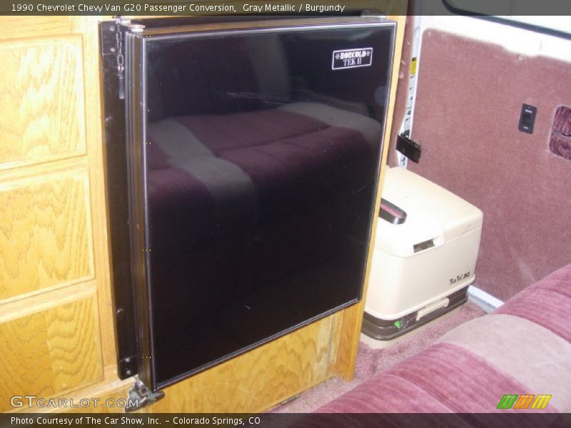 Gray Metallic / Burgundy 1990 Chevrolet Chevy Van G20 Passenger Conversion