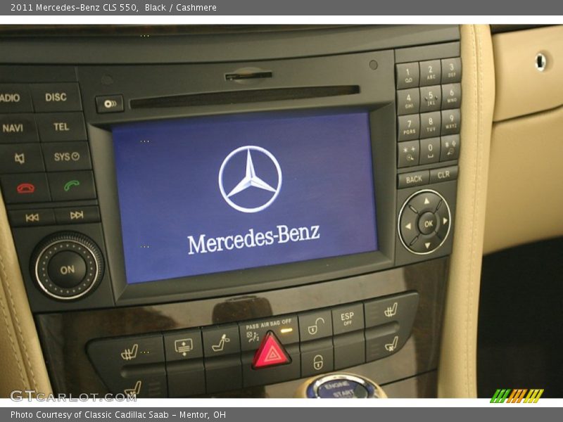 Black / Cashmere 2011 Mercedes-Benz CLS 550