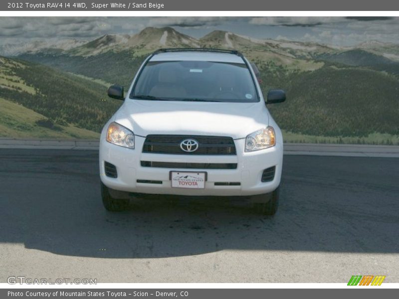 Super White / Sand Beige 2012 Toyota RAV4 I4 4WD