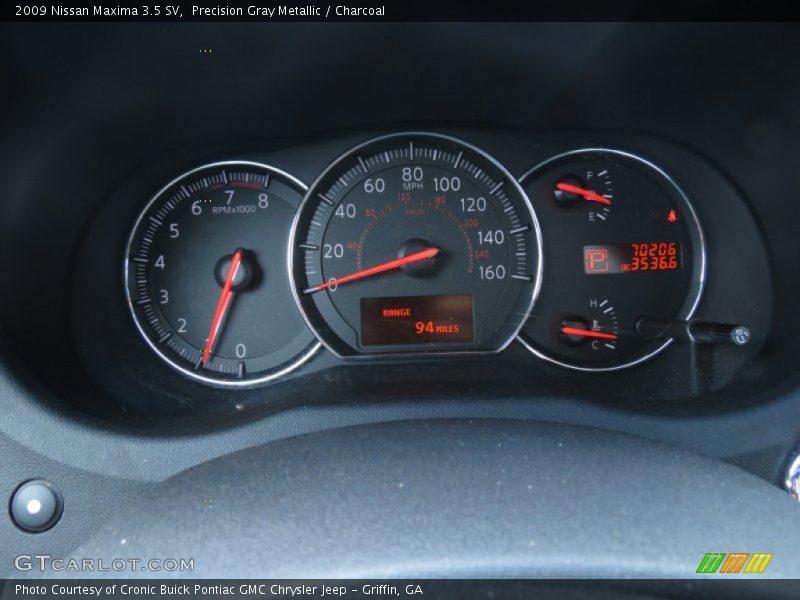 Precision Gray Metallic / Charcoal 2009 Nissan Maxima 3.5 SV