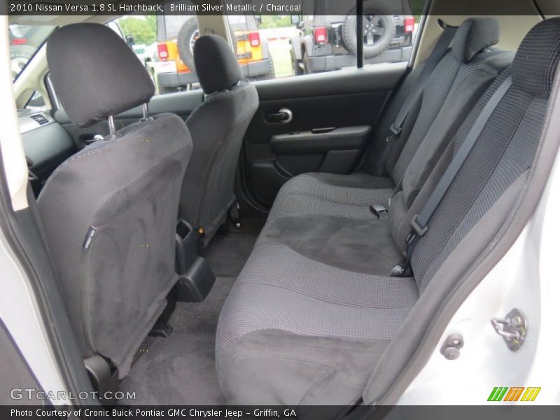 Brilliant Silver Metallic / Charcoal 2010 Nissan Versa 1.8 SL Hatchback