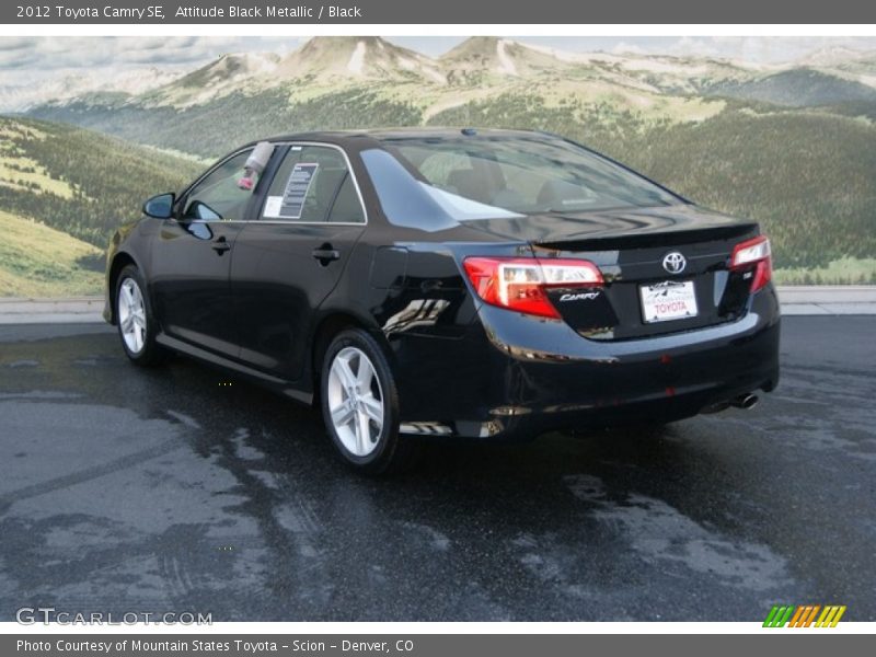 Attitude Black Metallic / Black 2012 Toyota Camry SE