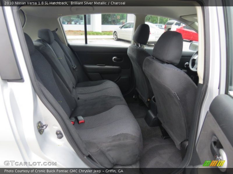 Brilliant Silver Metallic / Charcoal 2010 Nissan Versa 1.8 SL Hatchback