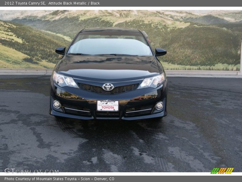 Attitude Black Metallic / Black 2012 Toyota Camry SE